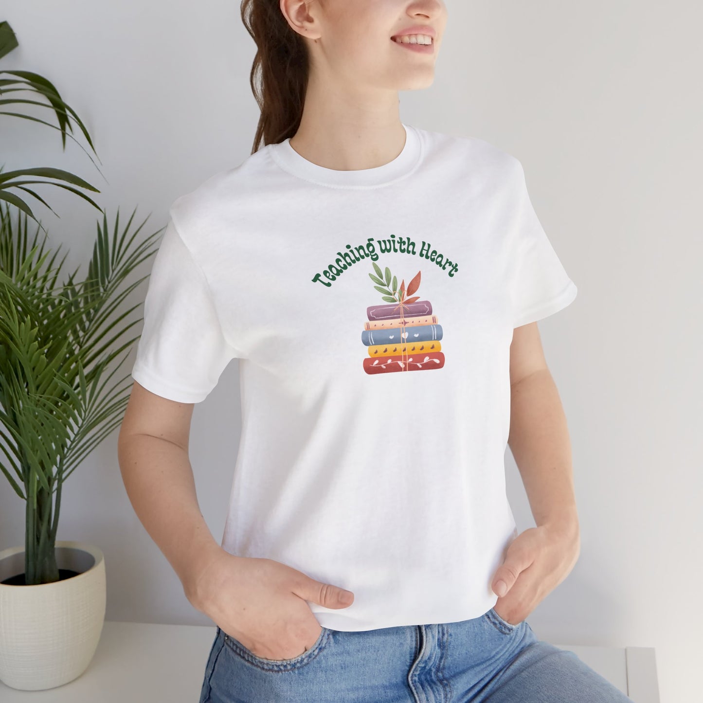 Teaching with Heart Graphic Tee