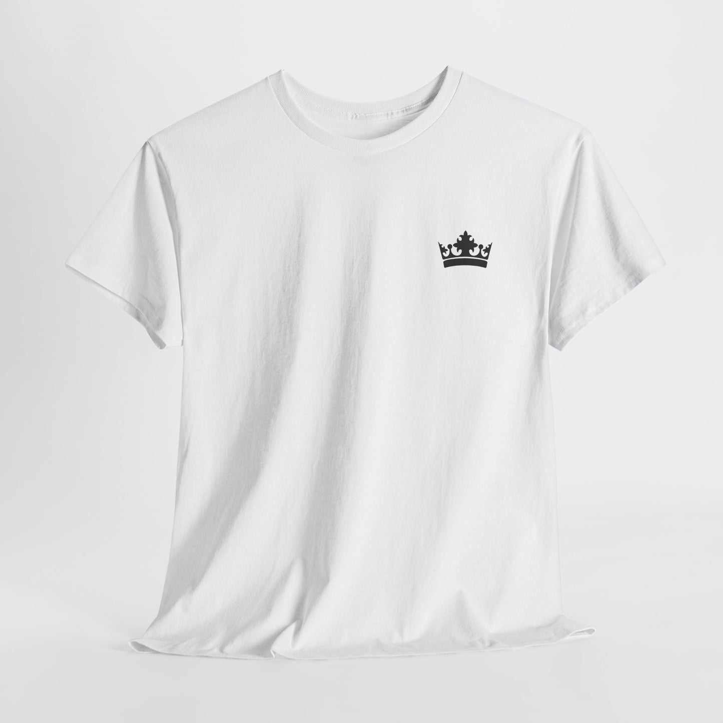 Beast Mode Lion Back Print Tee with Crown Chest Logo